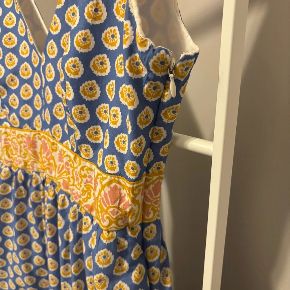 J. Crew Point Sur Patterned Tiered Maxi Dress - Picture 6 of 7
